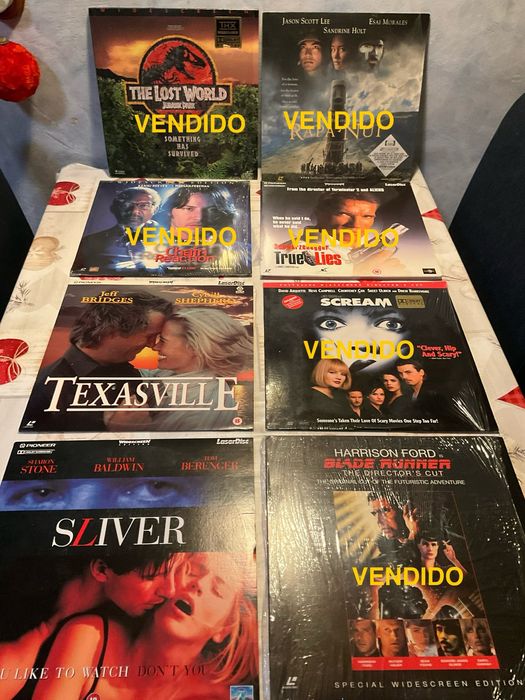 12 filmes Laserdisc