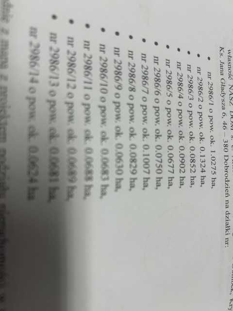 dzialka budowlana ul Topolowa Dobrodzien