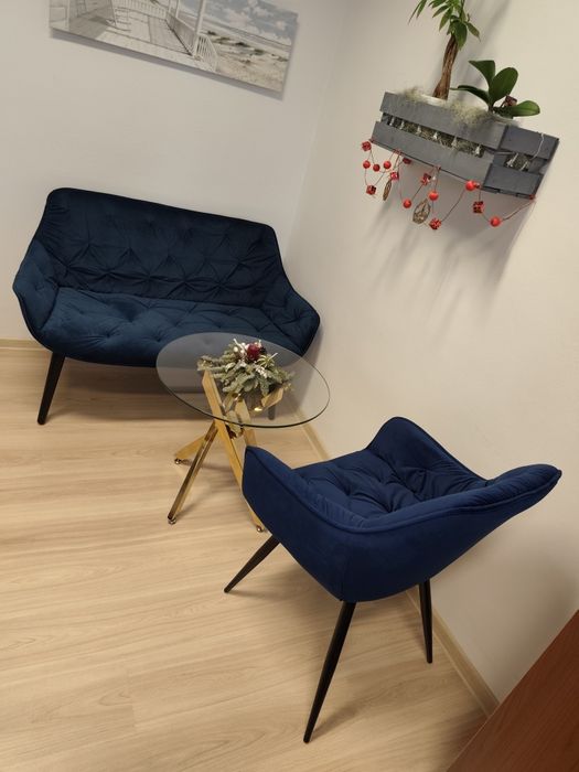 Sprzedam sofę, krzesło i stolik