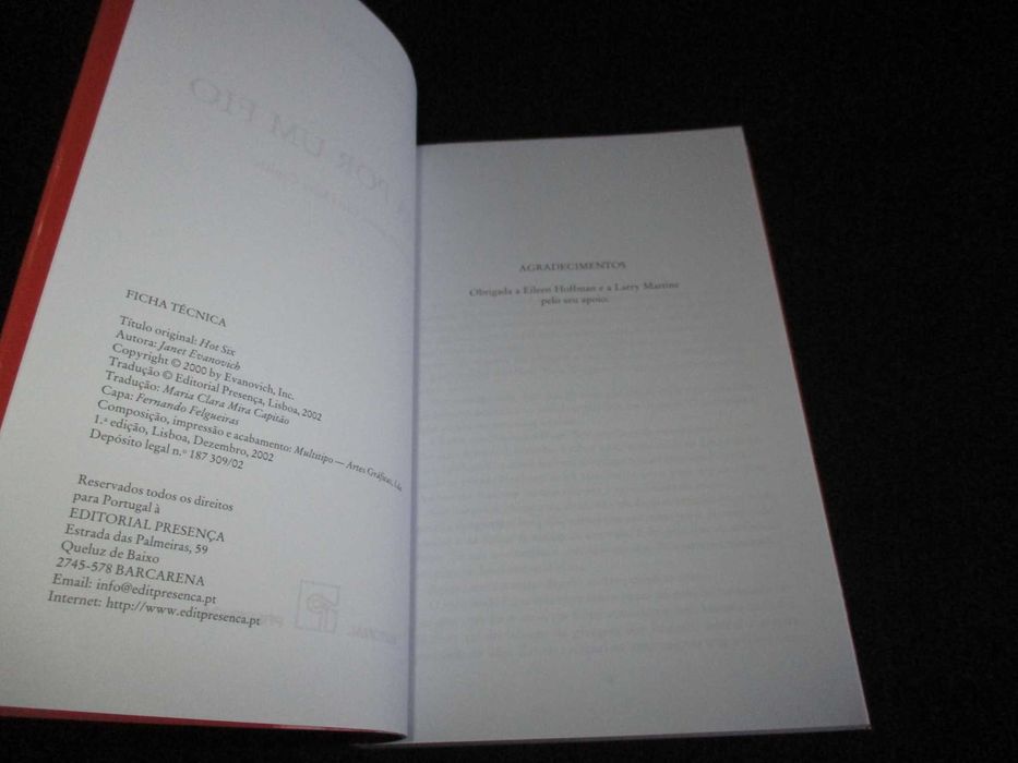 Livro A Vida por um fio Janet Evanovich