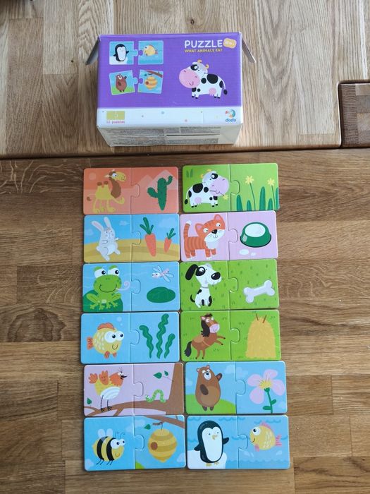 Zestaw 9 gier i układanek edukacyjnych dla dzieci CzuCzu Kpt Nauka inn