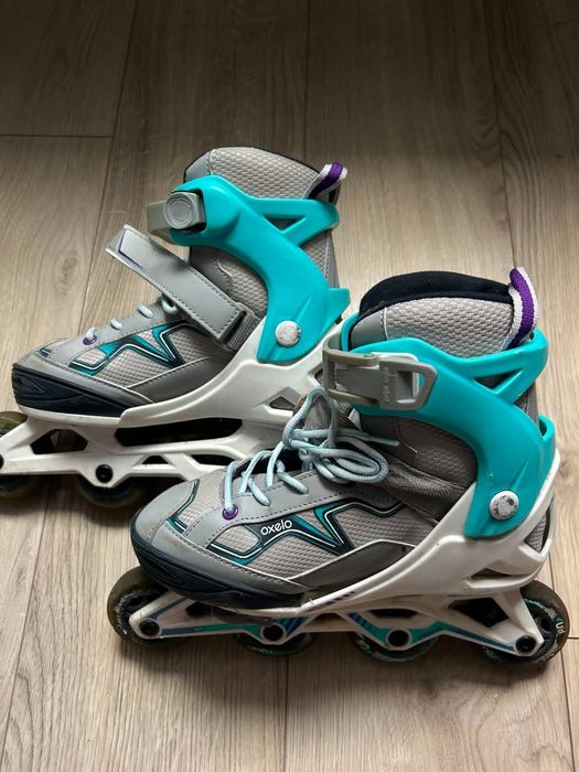 Rolki marki oxelo w rozmiarze 35-38