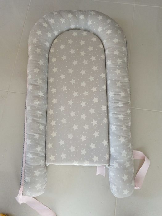 Ninho bebé estrelas cinza
