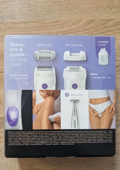 Depilator Braun Silk-épil 5 Power SE 5-825 P + Bikini Styler NOWY