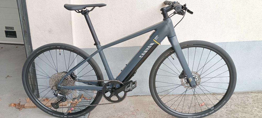 Bicicleta Elétrica CANYON ROADLINE ON6, igual a nova