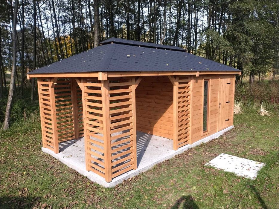 Domek narzędziowy z Altanką 2w1 - różne rozmiary/Altana/Wiata/Garaż