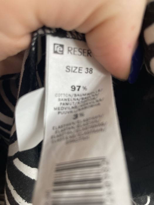 Wzorzysta letnia bawelniana sukienka Reserved