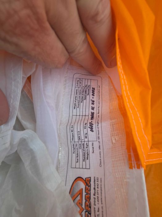 Asa de Parapente MAC PARA Magus XC 24 + Arnês — Muito Pouco Uso