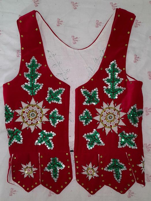 Gorset góralski ręcznie haftowany