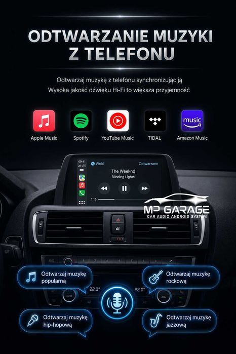BMW NBT EVO Apple CarPlay Android Auto Moduł Bezprzewodowy Montaż PL