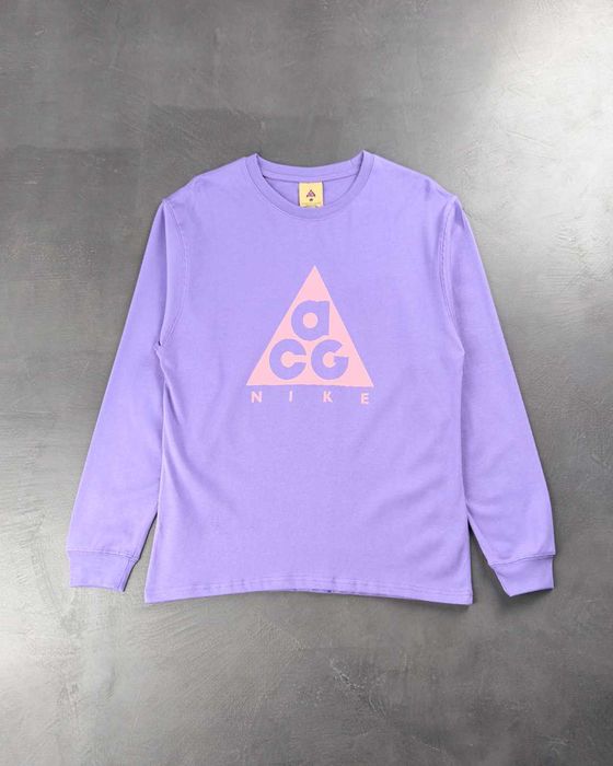 Лонгслів Nike ACG Long Sleeve Logo Tee Light Purple