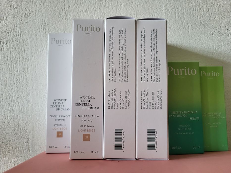 BB-крем Purito 21 та 23 з центелою, 30 мл.