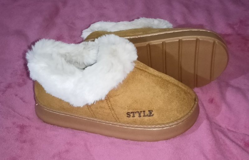 Распродажа теплые зимние женские тапочки угги меховые 36-37 размер