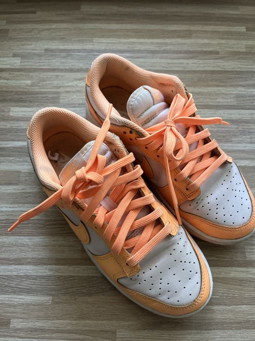 Nike dunk pomaranczowe biale