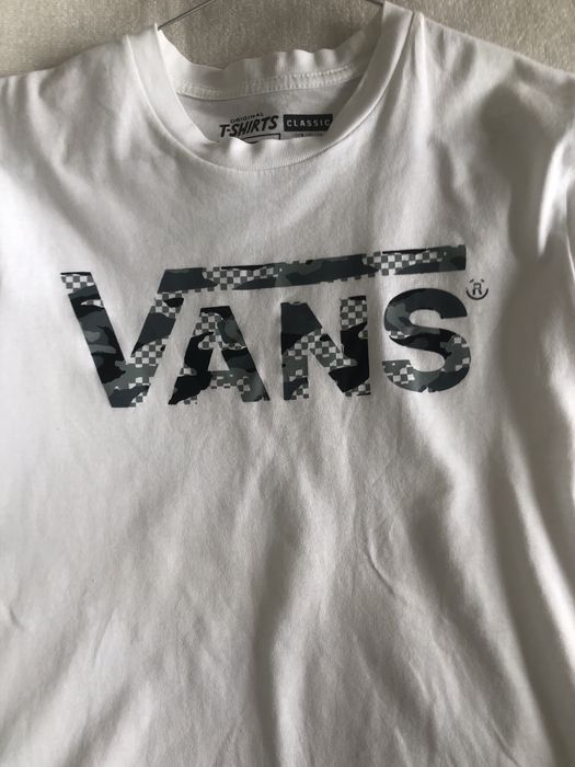 Biała koszulka vans damska