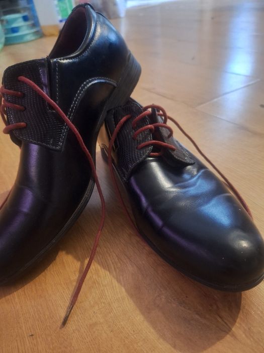 Buty eleganckie lakierki męskie