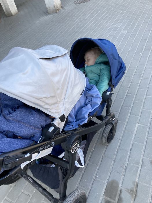 Wozek podwojny baby jogger city select blizniaczy spacerowka