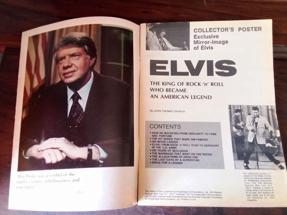 Revista do Elvis Presley 1977