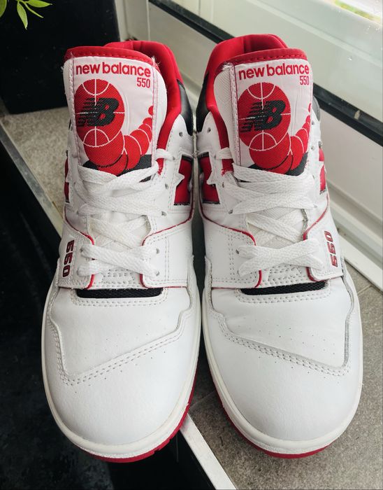 New Balance 550 BB550SE1 Branco/Vermelho — EU 43
