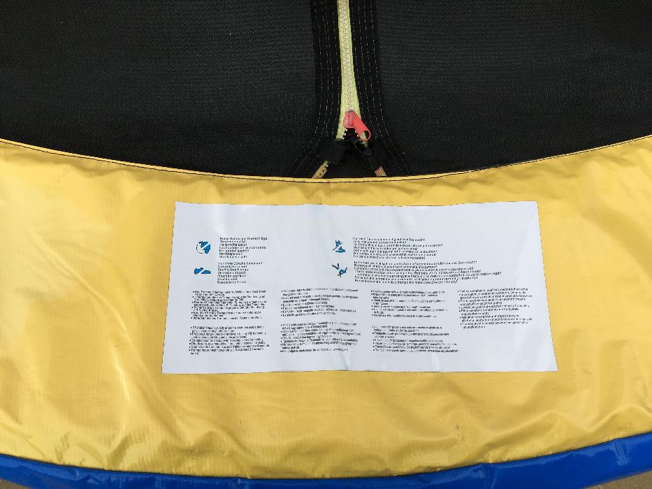 trampolina 10ft 3m średnicy ! JAK NOWA ! drabinka siatka ! PIŁKI !