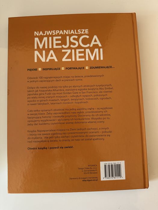 Ksiazka najwspanialsze 100 miejsc na ziemi