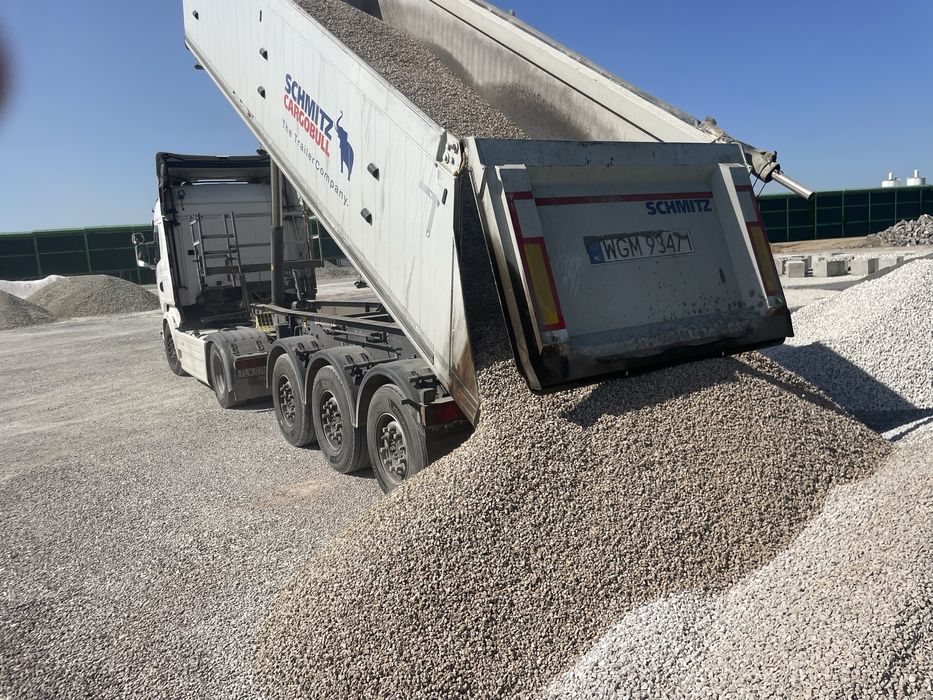 Piaske Siany Płukany Pospółka Kwarcowy Kruszywa Transport