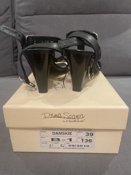 Skórzane sandaly Szydłowski