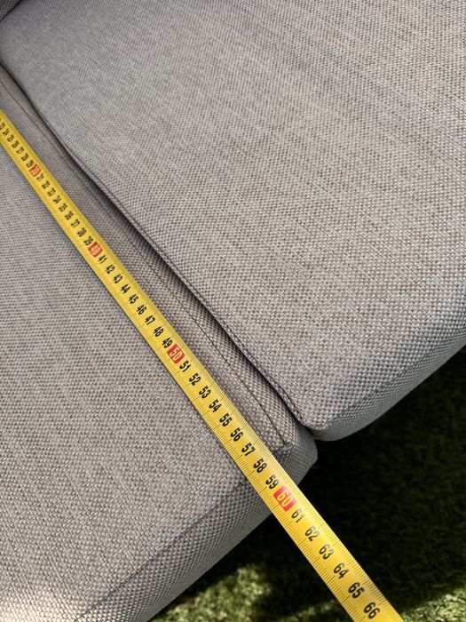 Zestaw mebli ogrodowych – sofa + 2 fotele  (nowoczesny styl)