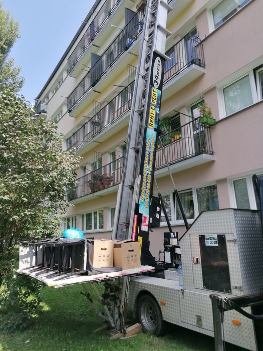 Winda dekarska meblowa towarowa