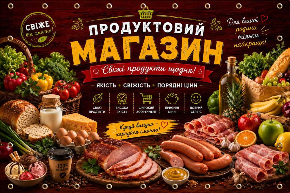 Швидкий друк банерів з якісним дизайном