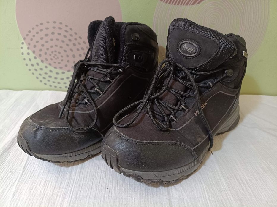 Buty trapery kozaki ocieplane r 43 wkł 27 cm
