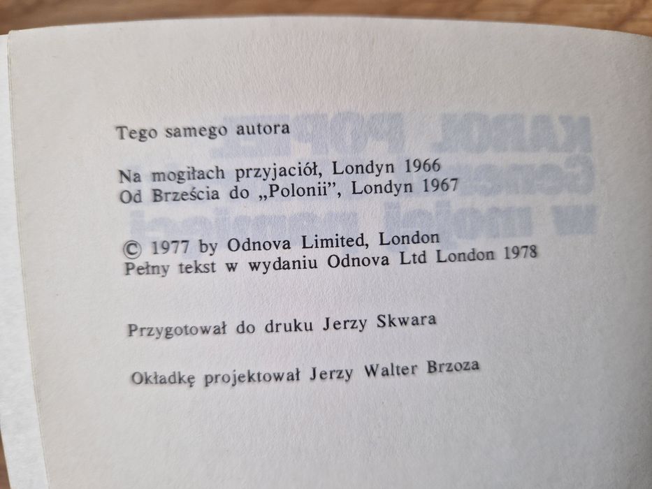 Generał Sikorski w mojej pamięci - Karol Popiel