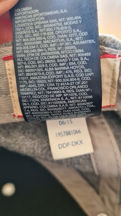 Czapka z daszkiem bejsbolówka Tommy Hilfiger Denim. Szara Drill y2k