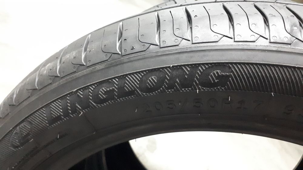 Dois pneus novos 205/50 R17 Ling Long p/ Renault Mégane, Peugeot 308