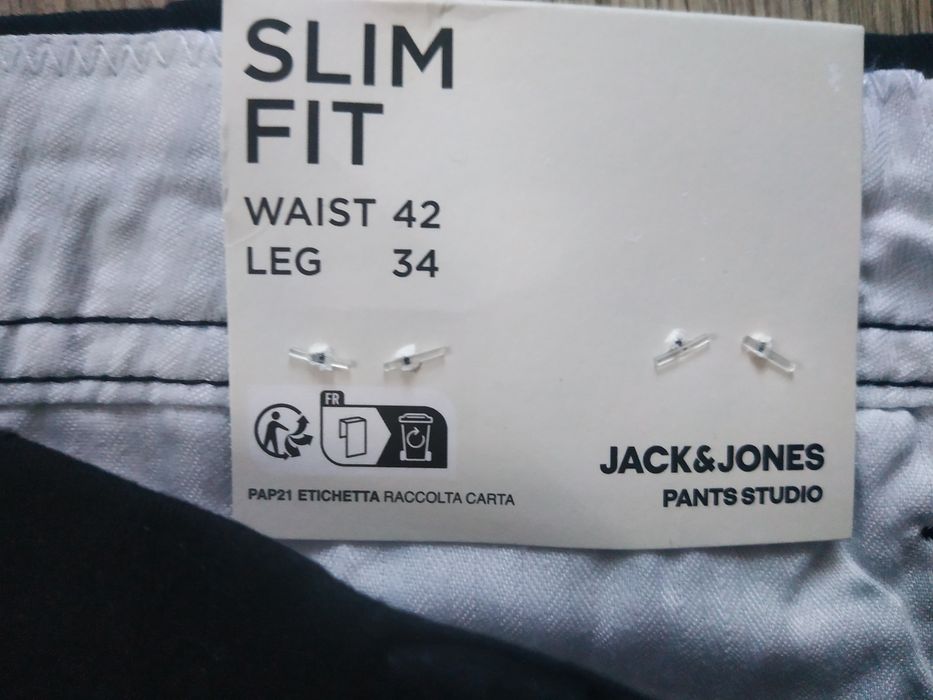 Новые штаны брюки карго чиносы Jack & Jones W42 L34