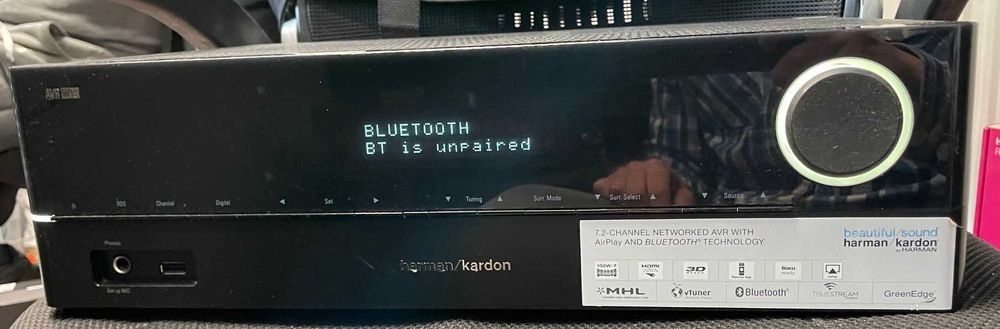 Amplituner Harman Kardon AVR 171S/230 7.2-kanałowe sieciowe centrum rozrywki domowej 100 W  Bluetooth, AirPlay i Spotify