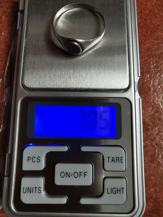 Anel de prata com ouro