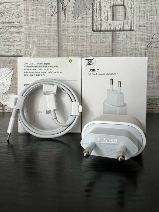 Оригінальний блок 20 ват для айфон USB-C зарядне оригінал оем