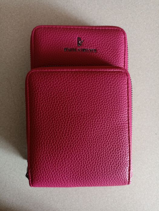 Torebko portfel różowy
