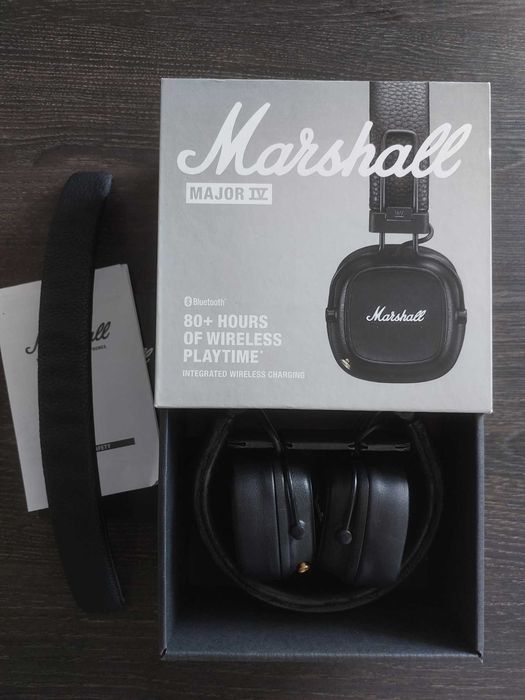 Słuchawki Marshall Major IV 4 Bluetooth + NOWE PODUSZKI I PASEK