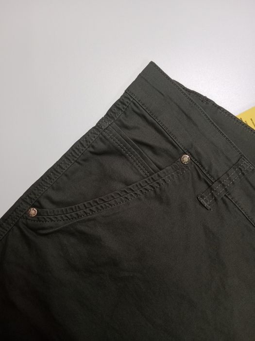 Bojówki NADWYMIARY khaki męskie. Pas 114-116 cm