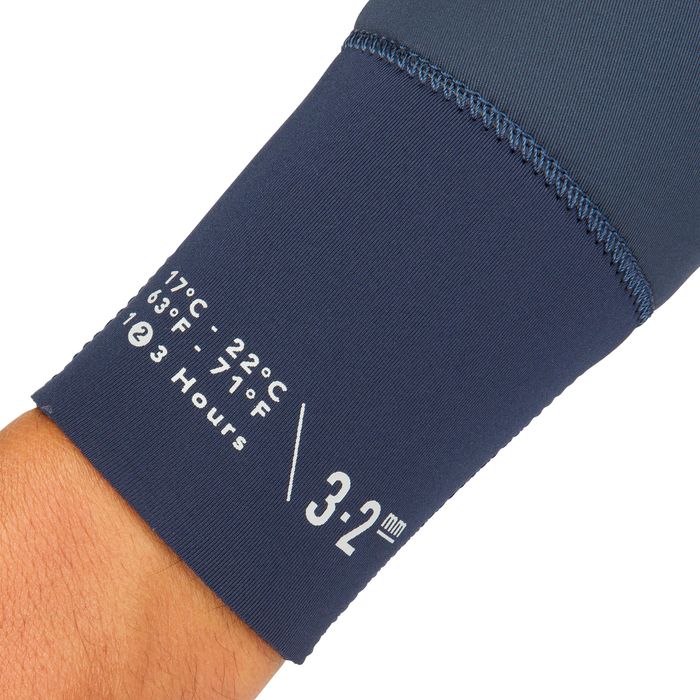 Fato de SURF Homem 500 Neopreno 3/2 mm Azul Caqui