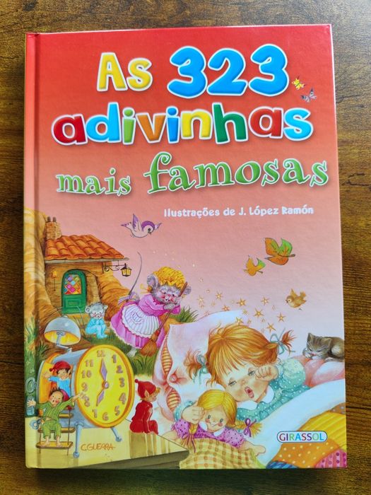 Livro infantil "As 323 adivinhas mais famosas"