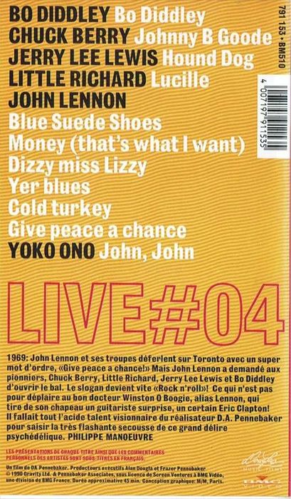 JOHN LENNON Live Rock & Roll Festival Toronto VHS TAPE