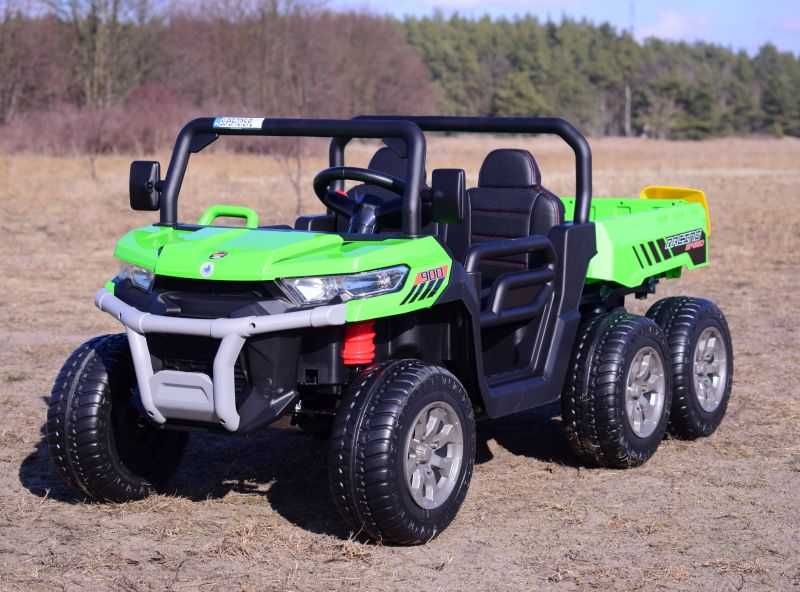 Auto samochód na akumulator autko BUGGY 6 KOŁOWY dla 2 os wywrotka