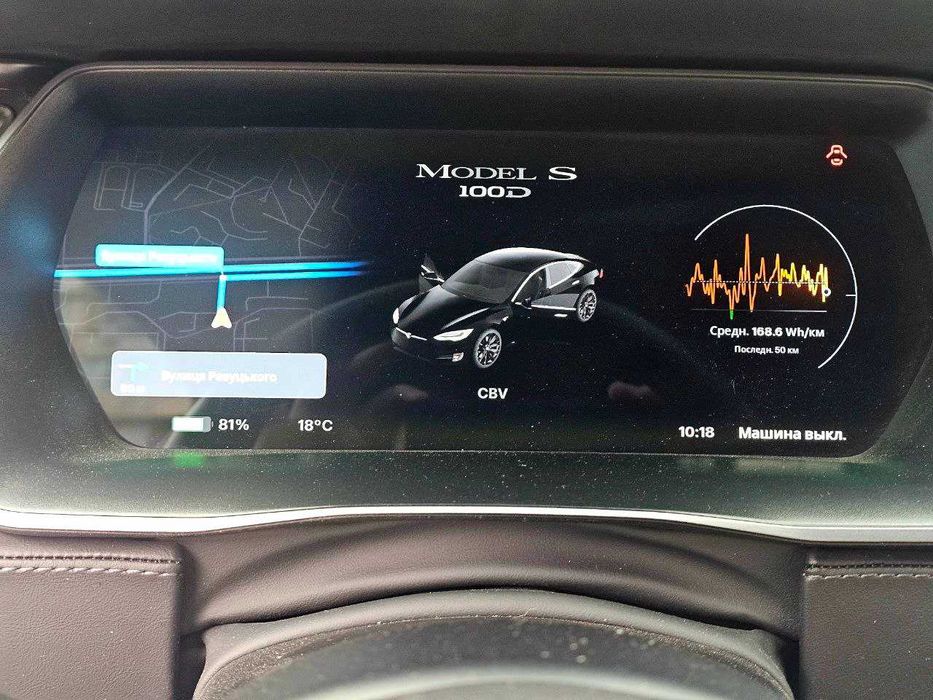 Tesla model S 100D Long Range Intel 2018