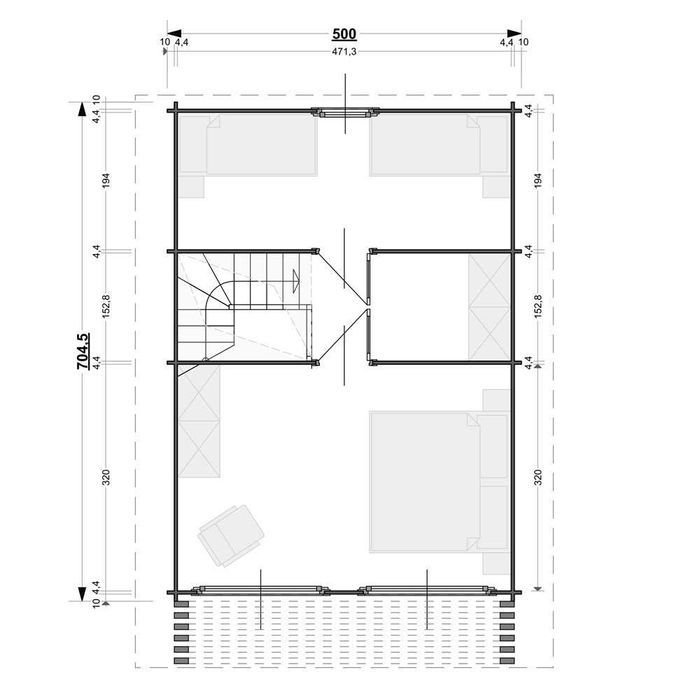 Domek letniskowy na zgłoszenie 35m2, na działkę, Dom W Zasięgu