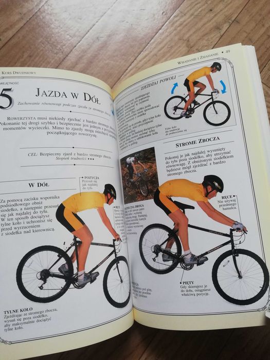 ksiazka: ,,Nauka jazdy na rowerze gorskim"