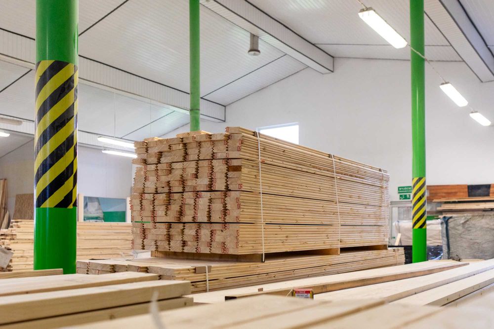 Balik ścienny, deska, podwójny piórowpust, C24