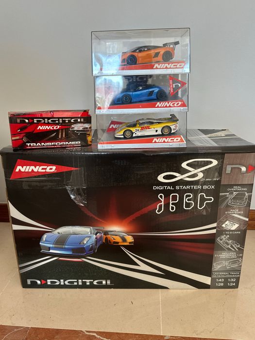 Ninco N-Digital Starter Box + 3 Carros + Transformador Extra